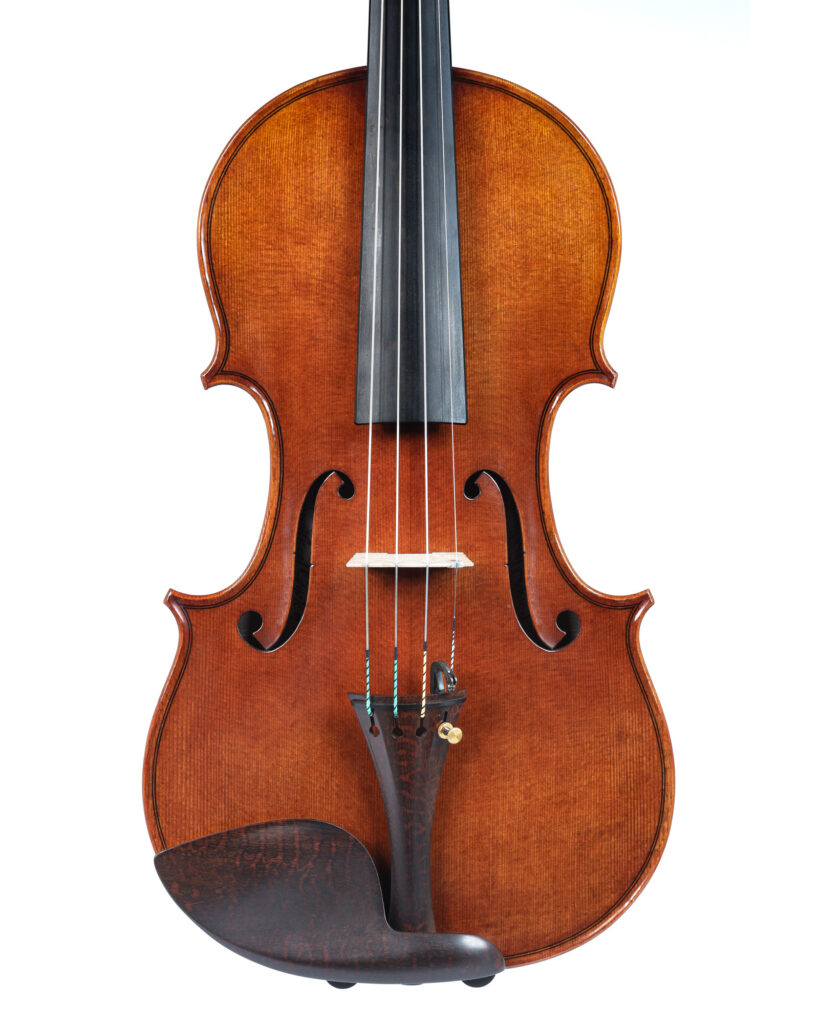 "Coyote of the Mountain" violin, front